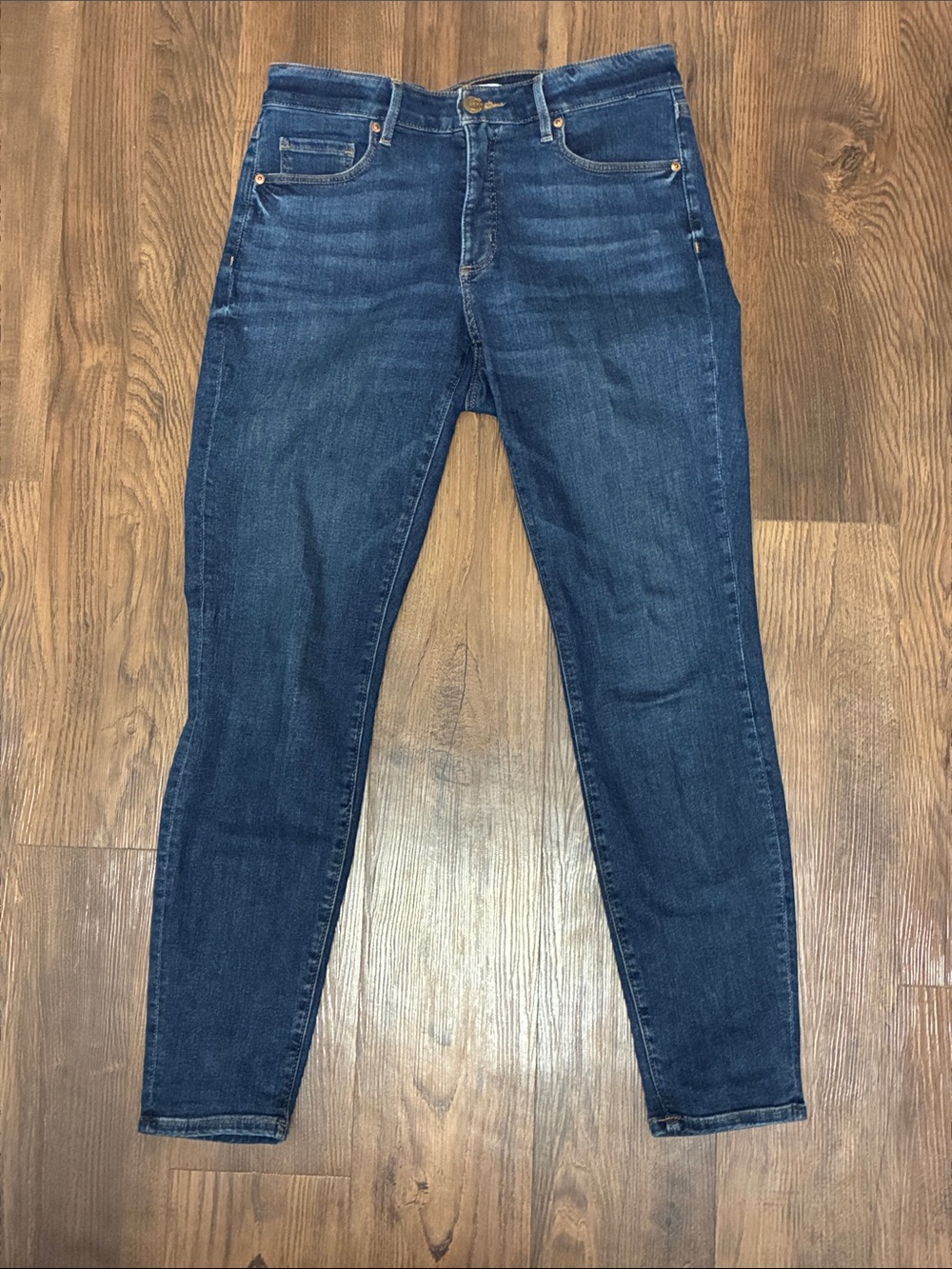 Dark Blue Women's curvy skinny Fit Jeans